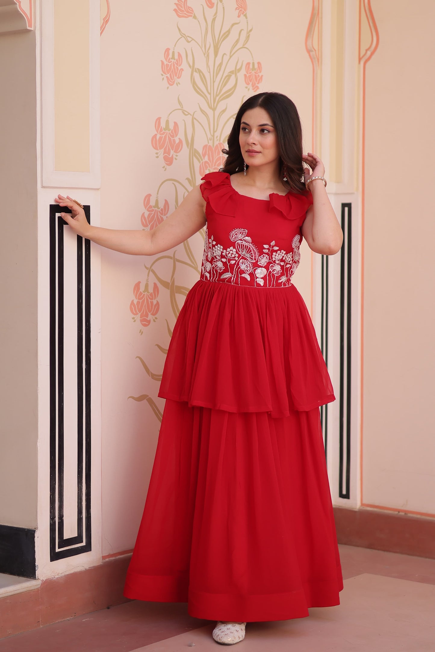 PREMIUM DESIGNER PEPLUM STYLE GOWN COLLECTIONS