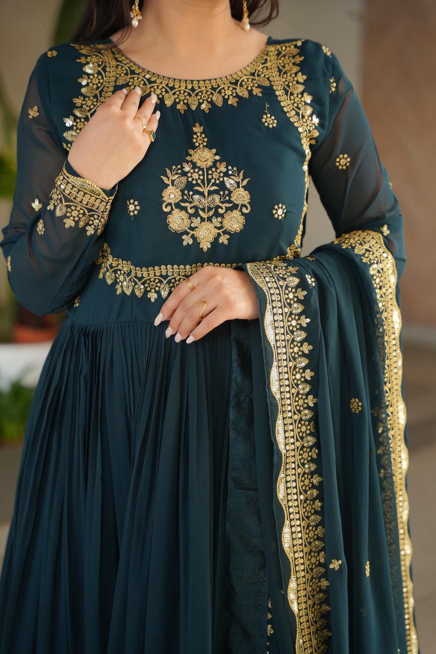 PREMIUM DESIGNER READYMADE GOWN-DUPATTA COLLECTIONS