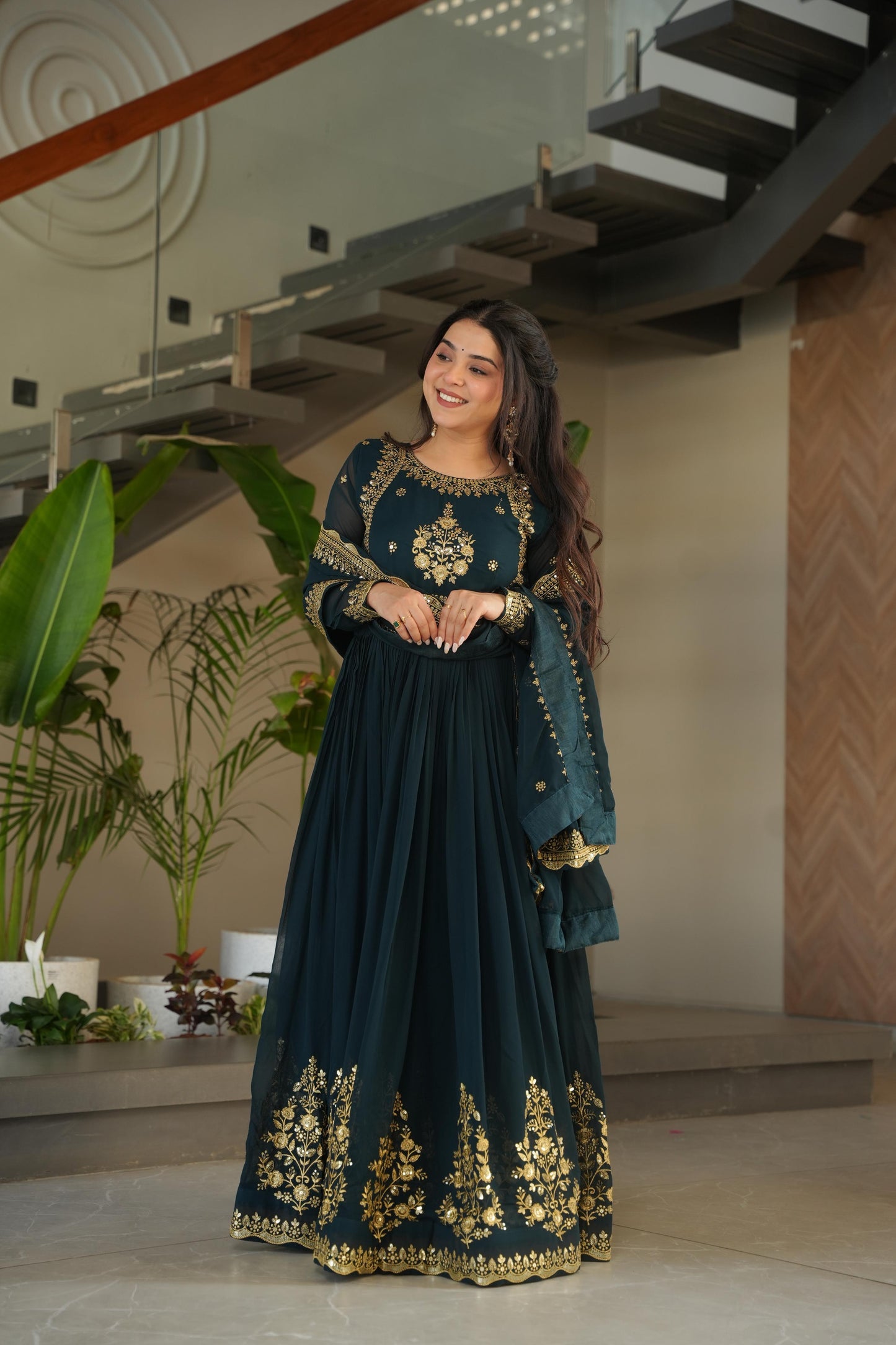PREMIUM DESIGNER READYMADE GOWN-DUPATTA COLLECTIONS