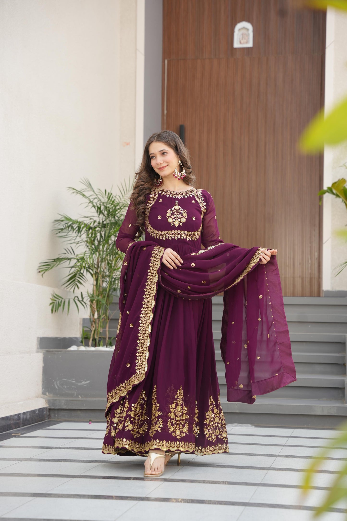 PREMIUM DESIGNER READYMADE GOWN-DUPATTA COLLECTIONS