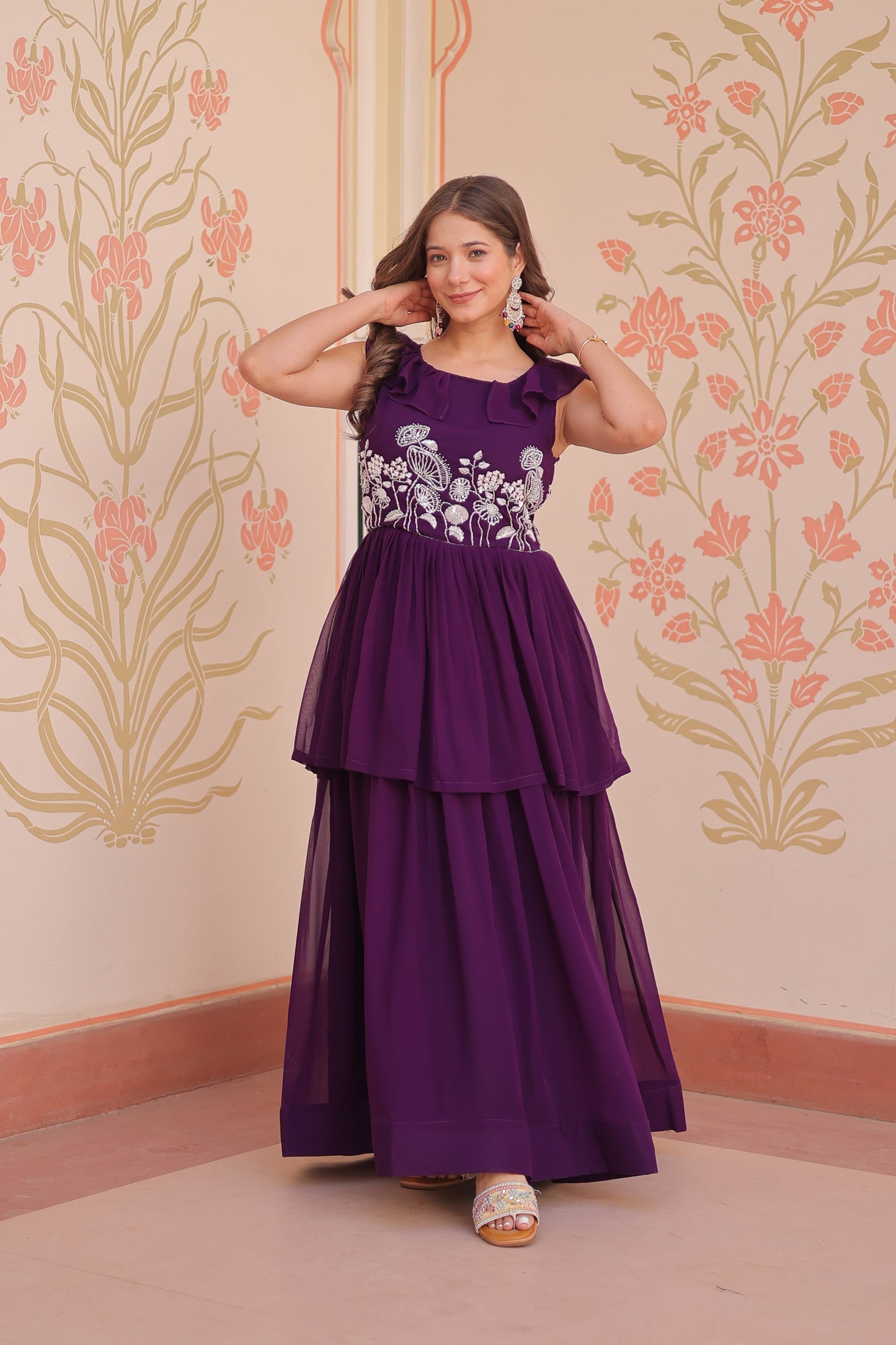 PREMIUM DESIGNER PEPLUM STYLE GOWN COLLECTIONS