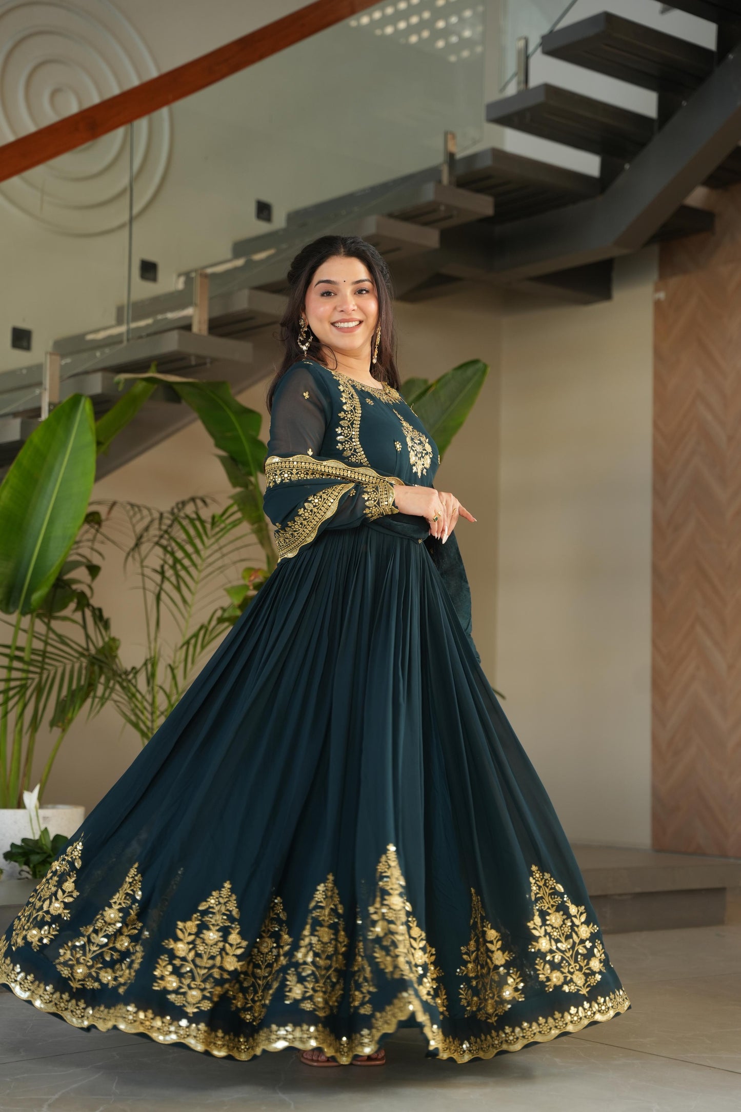 PREMIUM DESIGNER READYMADE GOWN-DUPATTA COLLECTIONS