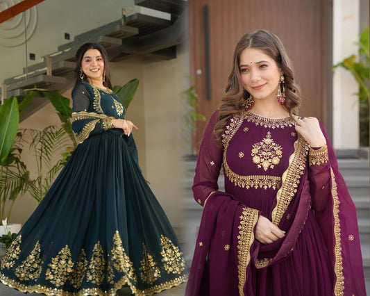 PREMIUM DESIGNER READYMADE GOWN-DUPATTA COLLECTIONS