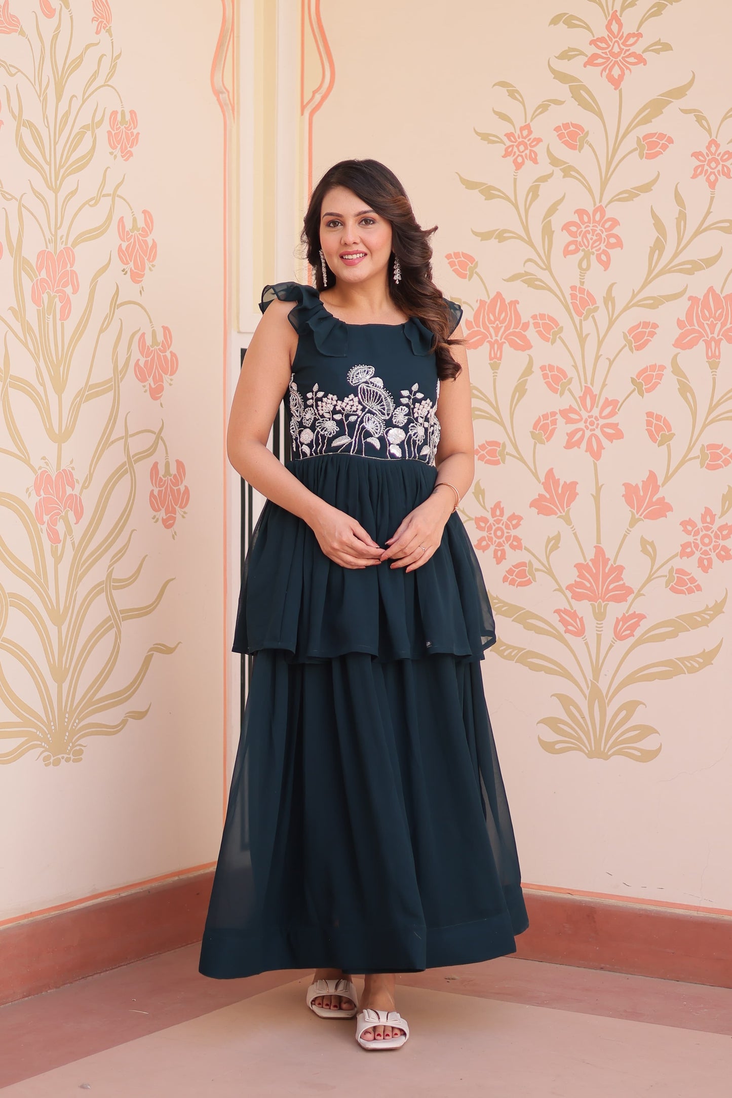 PREMIUM DESIGNER PEPLUM STYLE GOWN COLLECTIONS