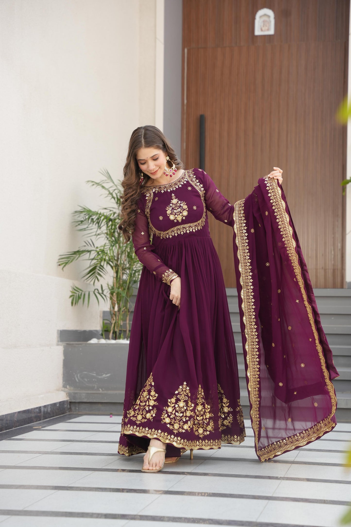 PREMIUM DESIGNER READYMADE GOWN-DUPATTA COLLECTIONS