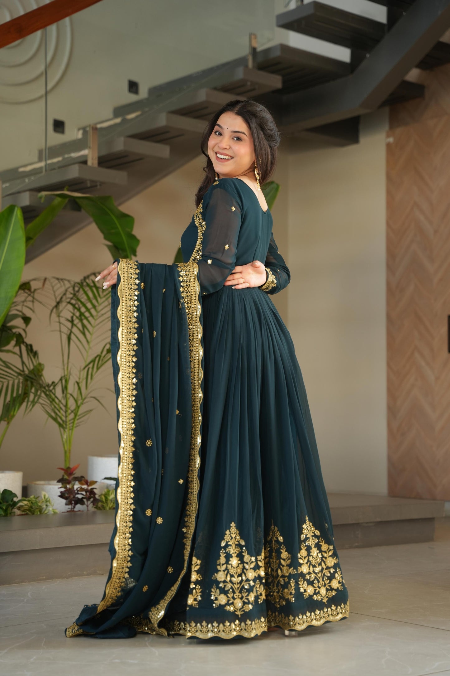 PREMIUM DESIGNER READYMADE GOWN-DUPATTA COLLECTIONS